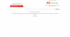 Desktop Screenshot of mygimptutorial.com